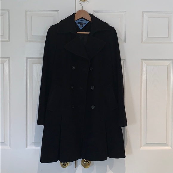 Tommy Hilfiger Jackets & Blazers - Tommy Hilfiger black peacoat